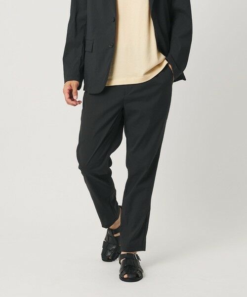 BEAUTY&YOUTH UNITED ARROWS / ビューティー&ユース ユナイテッドアローズ その他パンツ | MIXTURE ナイロン 1プリーツ テーパード パンツ NO.5 ヨコストレッチ 撥水機能 ウォッシャブル セットアップ対応 | 詳細1