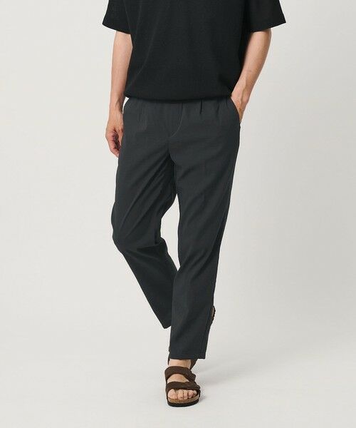 BEAUTY&YOUTH UNITED ARROWS / ビューティー&ユース ユナイテッドアローズ その他パンツ | MIXTURE ナイロン 1プリーツ テーパード パンツ NO.5 ヨコストレッチ 撥水機能 ウォッシャブル セットアップ対応 | 詳細9