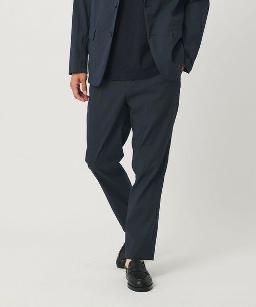 BEAUTY&YOUTH UNITED ARROWS / ビューティー&ユース ユナイテッドアローズ その他パンツ | MIXTURE ナイロン 1プリーツ テーパード パンツ NO.5 ヨコストレッチ 撥水機能 ウォッシャブル セットアップ対応 | 詳細14