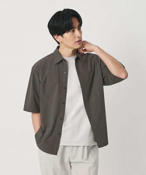 BEAUTY&YOUTH UNITED ARROWS / ビューティー&ユース ユナイテッドアローズ シャツ・ブラウス | 360°MASTER ICE ショートスリーブ シャツ セットアップ対応 接触冷感 ストレッチ 撥水 UVカット | 詳細14