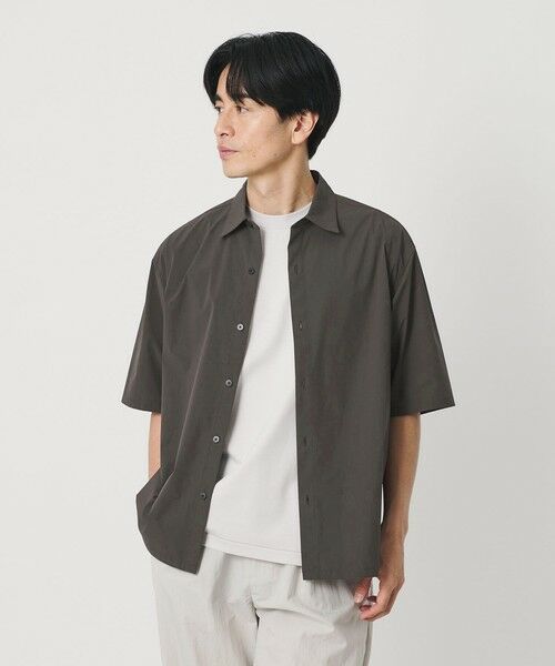 BEAUTY&YOUTH UNITED ARROWS / ビューティー&ユース ユナイテッドアローズ シャツ・ブラウス | 360°MASTER ICE ショートスリーブ シャツ セットアップ対応 接触冷感 ストレッチ 撥水 UVカット | 詳細15