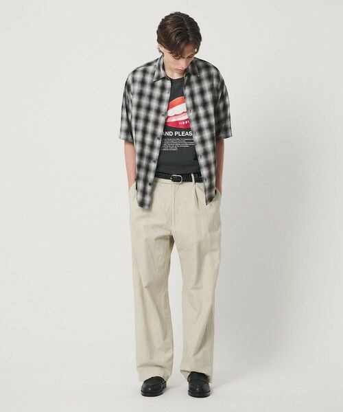BEAUTY&YOUTH UNITED ARROWS / ビューティー&ユース ユナイテッドアローズ シャツ・ブラウス | ボイル オンブレ チェック レギュラーカラー シャツ GRANDE型 | 詳細4