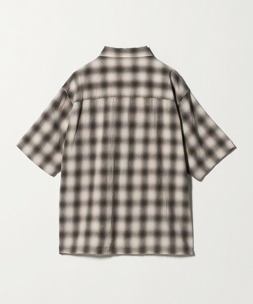 BEAUTY&YOUTH UNITED ARROWS / ビューティー&ユース ユナイテッドアローズ シャツ・ブラウス | ボイル オンブレ チェック レギュラーカラー シャツ GRANDE型 | 詳細3