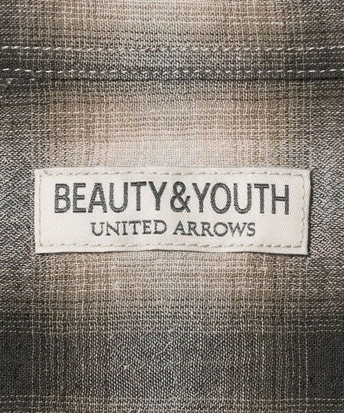 BEAUTY&YOUTH UNITED ARROWS / ビューティー&ユース ユナイテッドアローズ シャツ・ブラウス | ボイル オンブレ チェック レギュラーカラー シャツ GRANDE型 | 詳細10