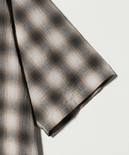 BEAUTY&YOUTH UNITED ARROWS / ビューティー&ユース ユナイテッドアローズ シャツ・ブラウス | ボイル オンブレ チェック レギュラーカラー シャツ GRANDE型 | 詳細5