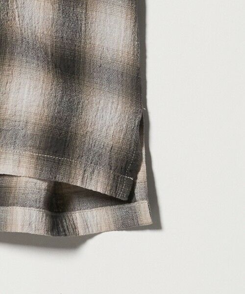 BEAUTY&YOUTH UNITED ARROWS / ビューティー&ユース ユナイテッドアローズ シャツ・ブラウス | ボイル オンブレ チェック レギュラーカラー シャツ GRANDE型 | 詳細6