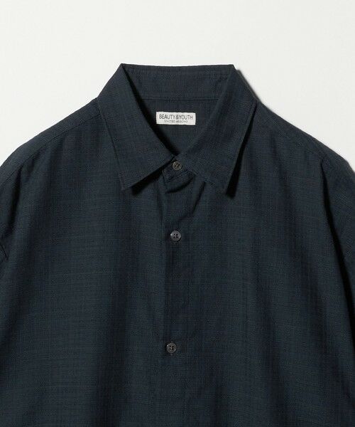 BEAUTY&YOUTH UNITED ARROWS / ビューティー&ユース ユナイテッドアローズ シャツ・ブラウス | ツイードライク テクスチャード レギュラー シャツ GRANDE型 | 詳細2