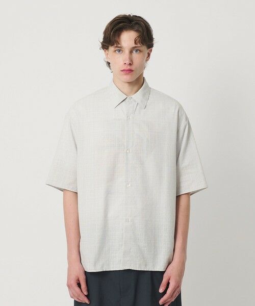 BEAUTY&YOUTH UNITED ARROWS / ビューティー&ユース ユナイテッドアローズ シャツ・ブラウス | ツイードライク テクスチャード レギュラー シャツ GRANDE型 | 詳細15