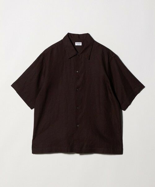 BEAUTY&YOUTH UNITED ARROWS / ビューティー&ユース ユナイテッドアローズ シャツ・ブラウス | HI-LINE シュリンク リネン ハーフ スリーブ シャツ | 詳細4
