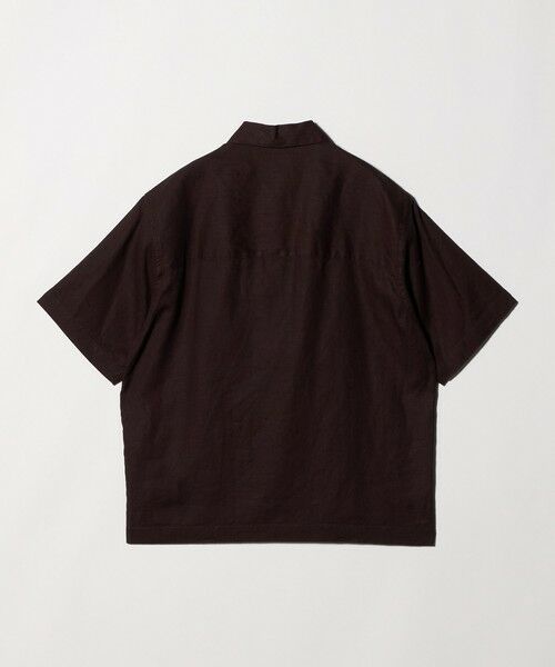 BEAUTY&YOUTH UNITED ARROWS / ビューティー&ユース ユナイテッドアローズ シャツ・ブラウス | HI-LINE シュリンク リネン ハーフ スリーブ シャツ | 詳細5