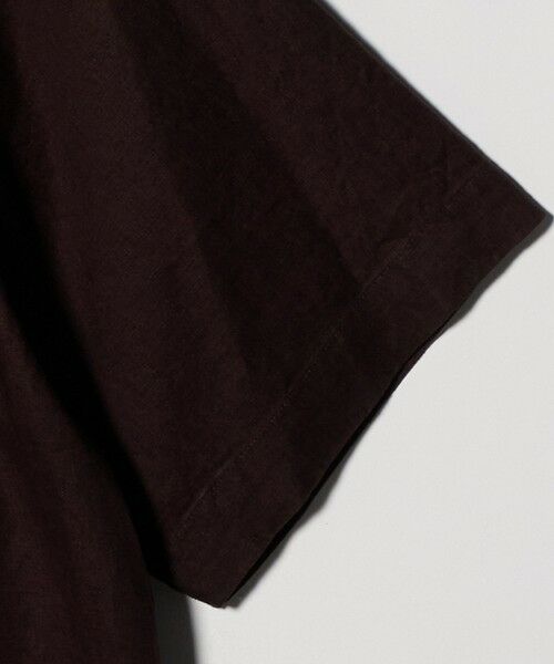 BEAUTY&YOUTH UNITED ARROWS / ビューティー&ユース ユナイテッドアローズ シャツ・ブラウス | HI-LINE シュリンク リネン ハーフ スリーブ シャツ | 詳細7