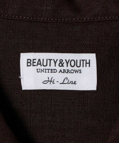 BEAUTY&YOUTH UNITED ARROWS / ビューティー&ユース ユナイテッドアローズ シャツ・ブラウス | HI-LINE シュリンク リネン ハーフ スリーブ シャツ | 詳細11