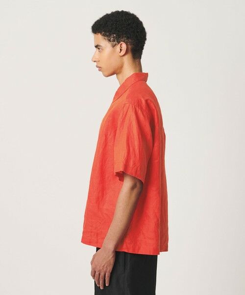 BEAUTY&YOUTH UNITED ARROWS / ビューティー&ユース ユナイテッドアローズ シャツ・ブラウス | HI-LINE シュリンク リネン ハーフ スリーブ シャツ | 詳細18