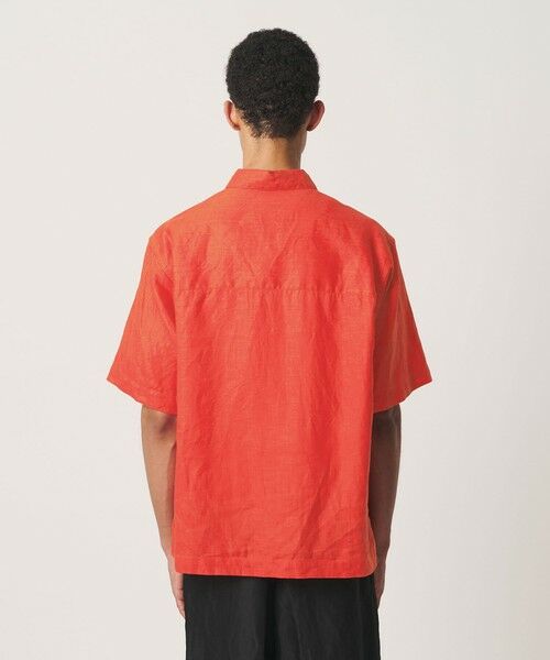 BEAUTY&YOUTH UNITED ARROWS / ビューティー&ユース ユナイテッドアローズ シャツ・ブラウス | HI-LINE シュリンク リネン ハーフ スリーブ シャツ | 詳細19