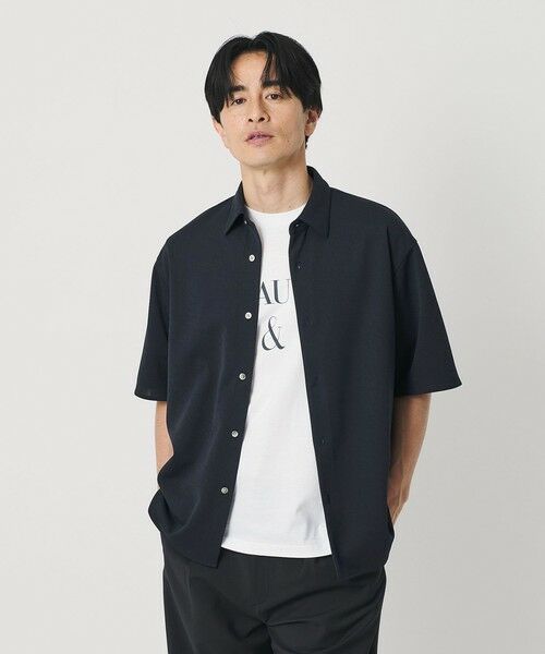 BEAUTY&YOUTH UNITED ARROWS / ビューティー&ユース ユナイテッドアローズ シャツ・ブラウス | ドライ スムース ジャージー ショートスリーブシャツ 吸水速乾 | 詳細9