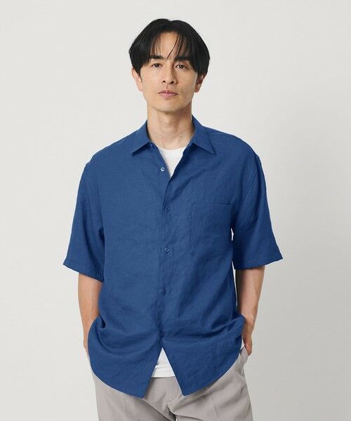 BEAUTY&YOUTH UNITED ARROWS / ビューティー&ユース ユナイテッドアローズ シャツ・ブラウス | ライト リネンタッチ レギュラーカラー シャツ FORM TAPERD型 | 詳細21