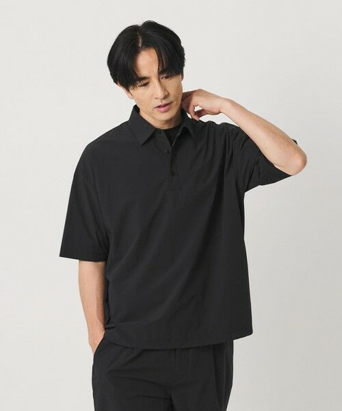 BEAUTY&YOUTH UNITED ARROWS / ビューティー&ユース ユナイテッドアローズ カットソー | 360°MASTER ICE アジャスト ポロシャツ セットアップ対応 接触冷感 ストレッチ 撥水 UVカット | 詳細2