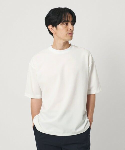 BEAUTY&YOUTH UNITED ARROWS / ビューティー&ユース ユナイテッドアローズ カットソー | フラックス ライク アジャスト クルーネック Tシャツ 吸水速乾 ストレッチ 通気性 | 詳細3