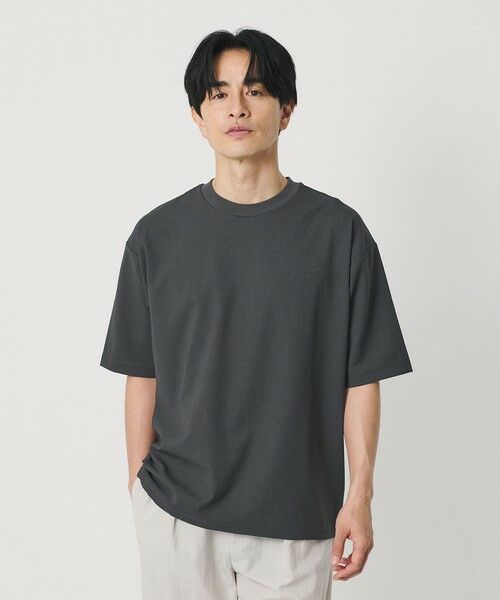 BEAUTY&YOUTH UNITED ARROWS / ビューティー&ユース ユナイテッドアローズ カットソー | フラックス ライク アジャスト クルーネック Tシャツ 吸水速乾 ストレッチ 通気性 | 詳細3