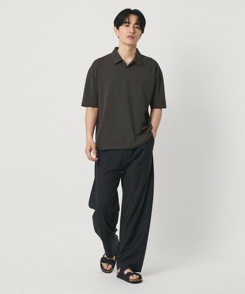 BEAUTY&YOUTH UNITED ARROWS / ビューティー&ユース ユナイテッドアローズ カットソー | ドライ スムース ジャージー ポロシャツ 吸水速乾 | 詳細3
