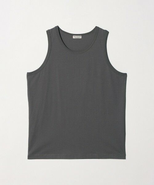 BEAUTY&YOUTH UNITED ARROWS / ビューティー&ユース ユナイテッドアローズ カットソー | ハイゲージ コットン タンクトップ 抗菌防臭（MD.GRAY）