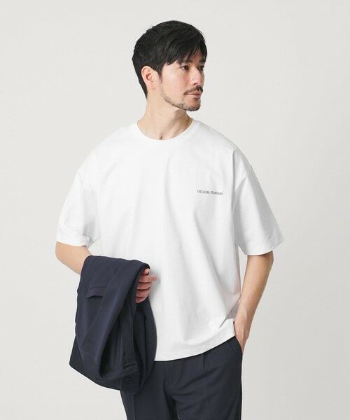 BEAUTY&YOUTH UNITED ARROWS / ビューティー&ユース ユナイテッドアローズ カットソー | 【WEB限定 WARDROBE SMART】リラックステーパード クール Tシャツ【抗菌防臭・接触冷感】 | 詳細4