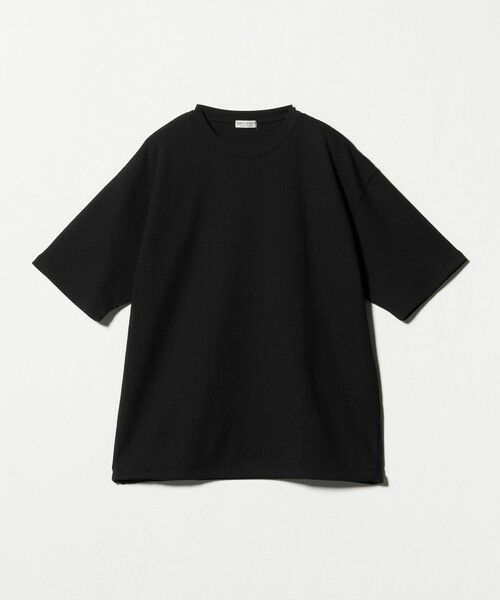 BEAUTY&YOUTH UNITED ARROWS / ビューティー&ユース ユナイテッドアローズ カットソー | テック サーマル アジャスト クルーネック Tシャツ（BLACK）