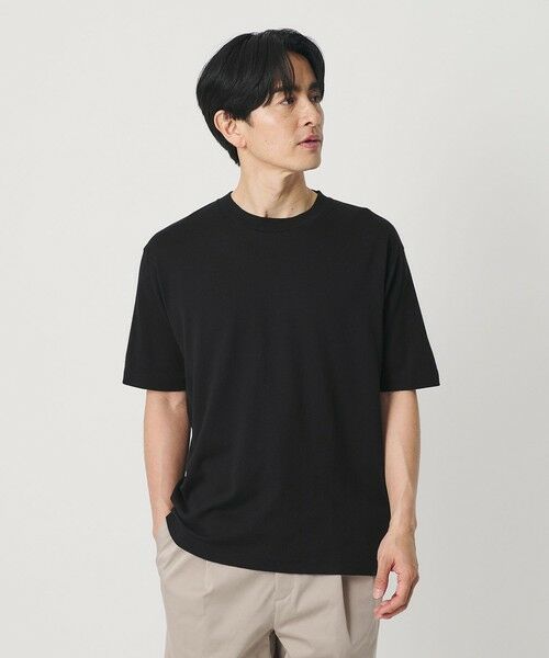 BEAUTY&YOUTH UNITED ARROWS / ビューティー&ユース ユナイテッドアローズ カットソー | コットン カシミヤ クルーネック Tシャツ ウォッシャブル | 詳細4