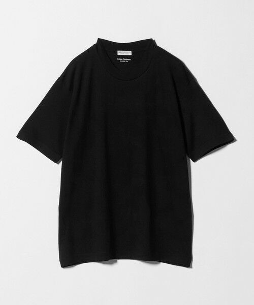 BEAUTY&YOUTH UNITED ARROWS / ビューティー&ユース ユナイテッドアローズ カットソー | コットン カシミヤ クルーネック Tシャツ ウォッシャブル（BLACK）