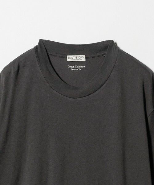 BEAUTY&YOUTH UNITED ARROWS / ビューティー&ユース ユナイテッドアローズ カットソー | コットン カシミヤ クルーネック Tシャツ ウォッシャブル | 詳細4