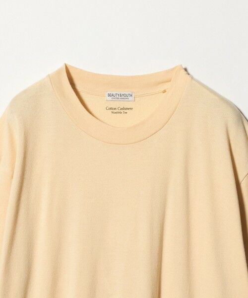 BEAUTY&YOUTH UNITED ARROWS / ビューティー&ユース ユナイテッドアローズ カットソー | コットン カシミヤ クルーネック Tシャツ ウォッシャブル | 詳細9