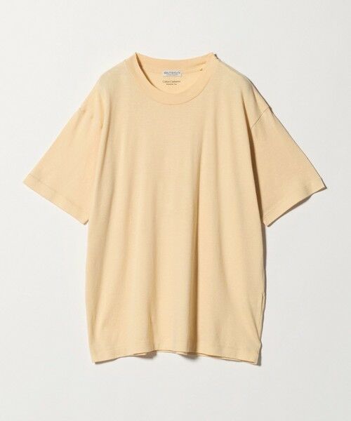 BEAUTY&YOUTH UNITED ARROWS / ビューティー&ユース ユナイテッドアローズ カットソー | コットン カシミヤ クルーネック Tシャツ ウォッシャブル（SHERBET）