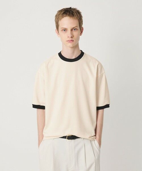 BEAUTY&YOUTH UNITED ARROWS / ビューティー&ユース ユナイテッドアローズ カットソー | リング コットン リンガー Tシャツ（SHERBET）