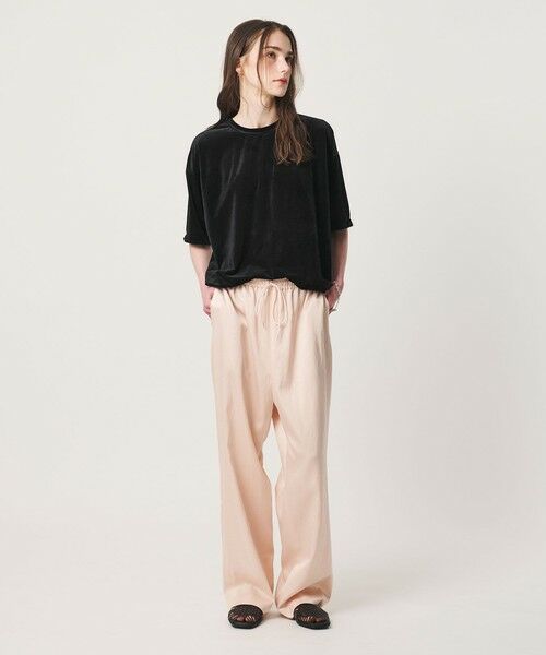 BEAUTY&YOUTH UNITED ARROWS / ビューティー&ユース ユナイテッドアローズ カットソー | 【WEB限定】シアー ベロア スウェット Tシャツ | 詳細11