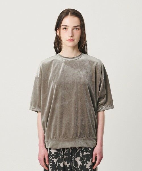 BEAUTY&YOUTH UNITED ARROWS / ビューティー&ユース ユナイテッドアローズ カットソー | 【WEB限定】シアー ベロア スウェット Tシャツ | 詳細19