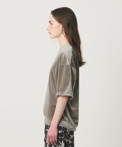 BEAUTY&YOUTH UNITED ARROWS / ビューティー&ユース ユナイテッドアローズ カットソー | 【WEB限定】シアー ベロア スウェット Tシャツ | 詳細20