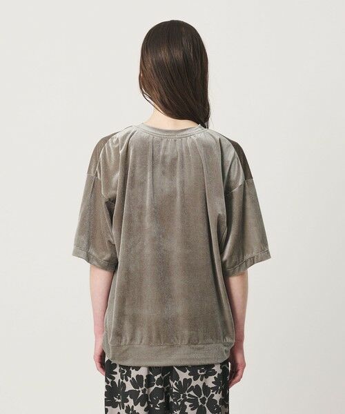 BEAUTY&YOUTH UNITED ARROWS / ビューティー&ユース ユナイテッドアローズ カットソー | 【WEB限定】シアー ベロア スウェット Tシャツ | 詳細21