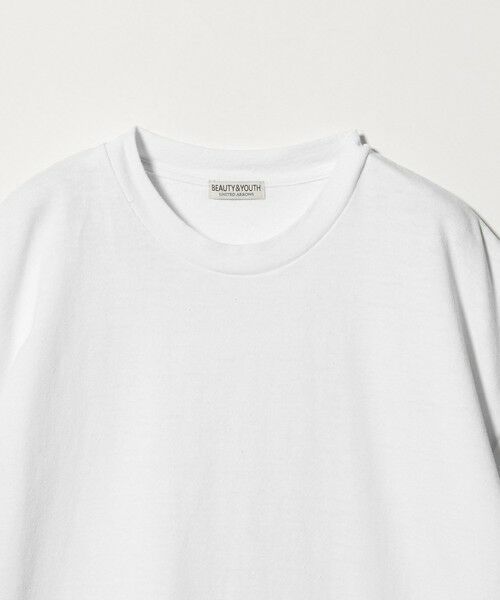 BEAUTY&YOUTH UNITED ARROWS / ビューティー&ユース ユナイテッドアローズ カットソー | ネップ コットン カットオフ クロップド Tシャツ | 詳細1