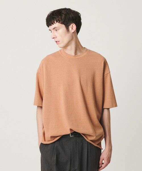 BEAUTY&YOUTH UNITED ARROWS / ビューティー&ユース ユナイテッドアローズ カットソー | ネップ コットン カットオフ クロップド Tシャツ | 詳細10