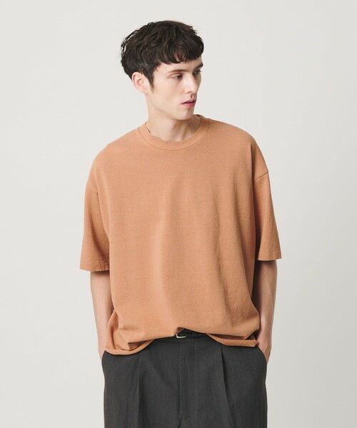 BEAUTY&YOUTH UNITED ARROWS / ビューティー&ユース ユナイテッドアローズ カットソー | ネップ コットン カットオフ クロップド Tシャツ | 詳細11