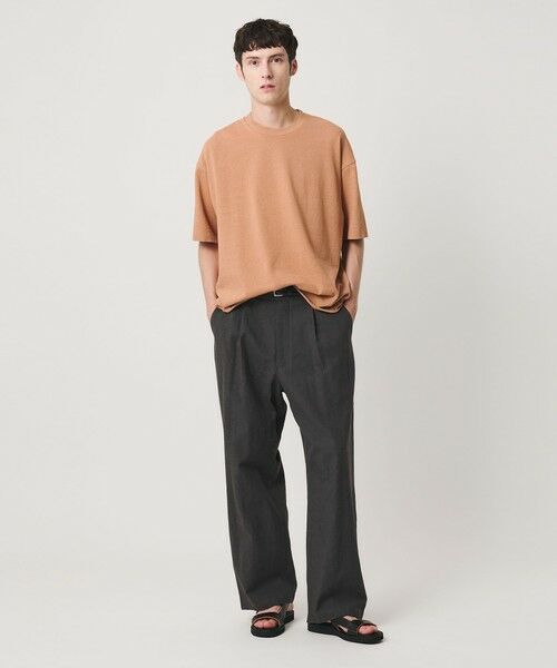 BEAUTY&YOUTH UNITED ARROWS / ビューティー&ユース ユナイテッドアローズ カットソー | ネップ コットン カットオフ クロップド Tシャツ | 詳細12