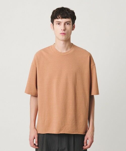 BEAUTY&YOUTH UNITED ARROWS / ビューティー&ユース ユナイテッドアローズ カットソー | ネップ コットン カットオフ クロップド Tシャツ | 詳細13