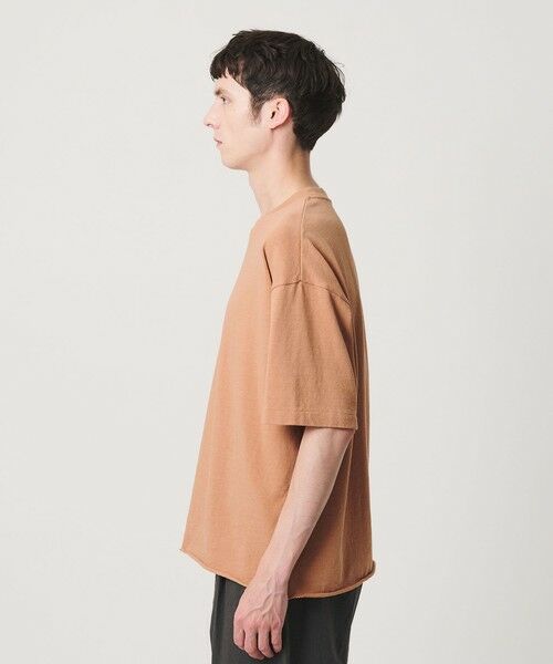 BEAUTY&YOUTH UNITED ARROWS / ビューティー&ユース ユナイテッドアローズ カットソー | ネップ コットン カットオフ クロップド Tシャツ | 詳細14