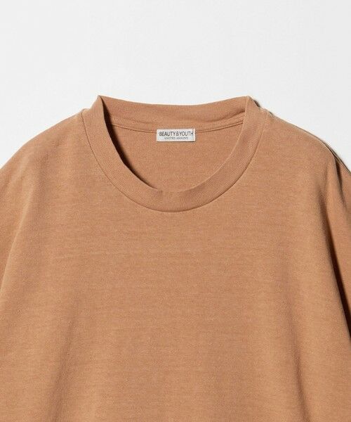 BEAUTY&YOUTH UNITED ARROWS / ビューティー&ユース ユナイテッドアローズ カットソー | ネップ コットン カットオフ クロップド Tシャツ | 詳細10