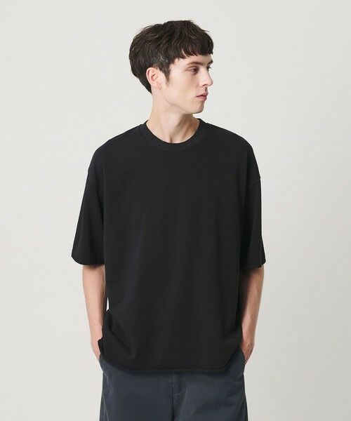 BEAUTY&YOUTH UNITED ARROWS / ビューティー&ユース ユナイテッドアローズ カットソー | ネップ コットン カットオフ クロップド Tシャツ | 詳細18