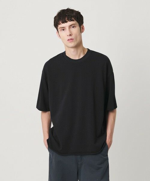 BEAUTY&YOUTH UNITED ARROWS / ビューティー&ユース ユナイテッドアローズ カットソー | ネップ コットン カットオフ クロップド Tシャツ | 詳細19