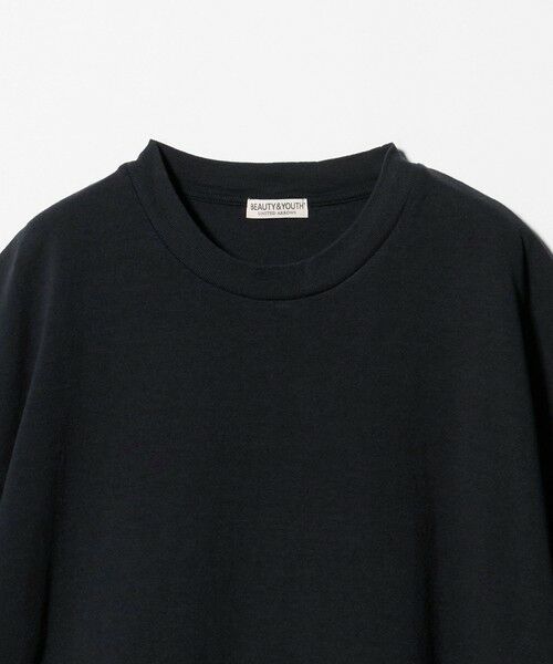 BEAUTY&YOUTH UNITED ARROWS / ビューティー&ユース ユナイテッドアローズ カットソー | ネップ コットン カットオフ クロップド Tシャツ | 詳細16