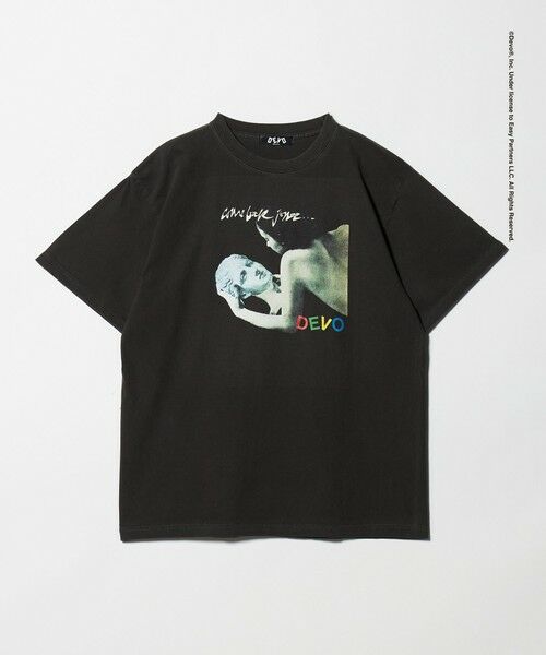 BEAUTY&YOUTH UNITED ARROWS / ビューティー&ユース ユナイテッドアローズ カットソー | ＜DEVO × BEAUTY&YOUTH＞JONEE プリント Tシャツ（BLACK）