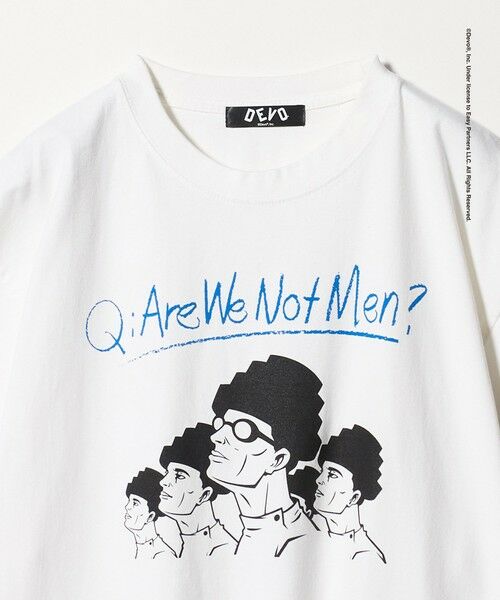 BEAUTY&YOUTH UNITED ARROWS / ビューティー&ユース ユナイテッドアローズ カットソー | ＜DEVO × BEAUTY&YOUTH＞WE ARE プリント Tシャツ | 詳細2