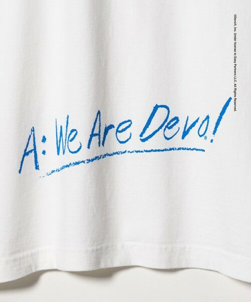 BEAUTY&YOUTH UNITED ARROWS / ビューティー&ユース ユナイテッドアローズ カットソー | ＜DEVO × BEAUTY&YOUTH＞WE ARE プリント Tシャツ | 詳細5